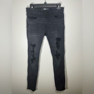 Hollister skinny advanced stretch size W31 L32 black skinny jeans